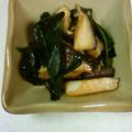 Ａ☆Ｓ's cooksnap of when they made 椎茸とﾜｶﾒのﾊﾞﾀｰ醤油炒め.