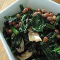 なんとかma's cooksnap of when they made ほうれん草と納豆のソテー♪.