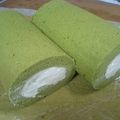 unison's cooksnap of when they made ふわんふわん★抹茶ロールケーキ.