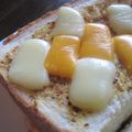 おにぎりママ's cooksnap of when they made ３種のチーズ♬ハニーマスタードトースト.