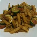 ピノキヨ's cooksnap of when they made ズッキーニとウィンナーのカレーペンネ.