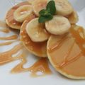 おりひめママ's cooksnap of when they made 休日ブランチ☆キャラメルバナナパンケーキ.