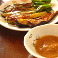 miino's cooksnap of when they made 簡単♡揚げナスの甘味噌のせ.