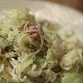 ゆしゅな's cooksnap of when they made ☆ベーコンとキャベツゆかりパスタ☆.