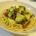バカリャウ's cooksnap of when they made アボカド納豆パスタ。.