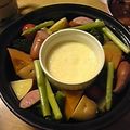 のりかい's cooksnap of when they made ★タジンで豆乳チーズフォンデュ★.
