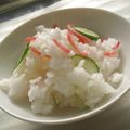 syusyusyu's cooksnap of when they made 混ぜご飯☆　揚げ玉・紅生姜・胡瓜.