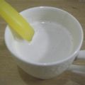 3姉妹ちゃんママ's cooksnap of when they made 体ぽかぽか♪きな粉オーレ.