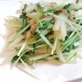 ぽちぃ☆'s cooksnap of when they made 辛味大根と水菜の炒め物.