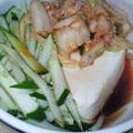yagimode's cooksnap of when they made キムチ冷奴.