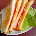 かめ凜's cooksnap of when they made 簡単！たまごトースト♪.