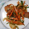 マドレーヌ姫's cooksnap of when they made 野菜たっぷり☆生さけの南蛮漬け.