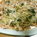 芽吹♪'s cooksnap of when they made もやしとキャベツの鶏そぼろ✿中華風（丼）.