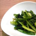 まぁしお's cooksnap of when they made かぶの葉のナムル.