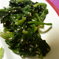 白蜜★'s cooksnap of when they made ほうれん草のごま和え　ワサビ風味.