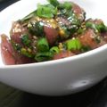 新米☆☆'s cooksnap of when they made ハワイで見た！フリカケ　ポキ.