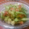 EasyCook's cooksnap of when they made ひんやり♪夏向き、メロンのサラダ.