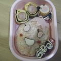3姉妹ちゃんママ's cooksnap of when they made でこぼこフレンズ＊メロディーヌ♪キャラ弁.