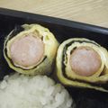 3姉妹ちゃんママ's cooksnap of when they made お弁当の…「ウインナー＆海苔の卵焼き」.
