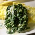 maruru-nn's cooksnap of when they made ほうれん草チーズソースのオムレツ.