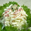 シロノワール's cooksnap of when they made だいこんとカニカマのマヨサラダ.