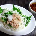 emitan52's cooksnap of when they made オクラとツナのサラダうどん.