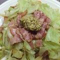 tibida's cooksnap of when they made 炒めキャベツのベーコンのせ.
