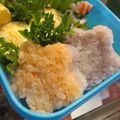 紅葉ｙ's cooksnap of when they made キャラ弁❤型抜きでニ色おにぎり❤.