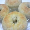 neomoco's cooksnap of when they made ビックリ裏技！！モッチモチ～なベーグル☆.