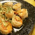のりぞ～♪'s cooksnap of when they made 簡単★エビのガーリックソテー.