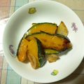 ｍａｔｃｈａｎ's cooksnap of when they made カボチャのガーリックソテー.