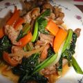 波乱万嬢's cooksnap of when they made 豚肉とちんげんさい炒め.