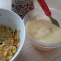 あべっ's cooksnap of when they made 材料３つ☆レンジで簡単！蒸しパン.