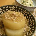 MEGuREEN's cooksnap of when they made かぶのひき肉あんかけ.