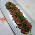 eighter∞'s cooksnap of when they made 牛もも肉のたたき.