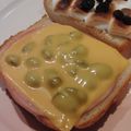 ナナプー's cooksnap of when they made ハム×レーズン×チーズ　トースト.