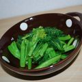サオリ's cooksnap of when they made 菜の花の酢味噌和え★.