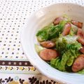 Kenmamac's cooksnap of when they made まるごとレタスとベーコン炒め.