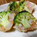 うさぎのシーマ's cooksnap of when they made えび乗せブロッコリーのてんぷら.