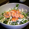 CS555's cooksnap of when they made ☆エビと水菜のマヨサラダ☆.