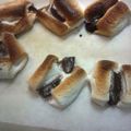 むらさめもんがら's cooksnap of when they made 焼きチョコマシュマロ.