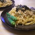 さるちゃんばなな's cooksnap of when they made たっぷりきのこの和風クリームパスタ.