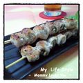 ☆noba☆'s cooksnap of when they made 豚肉の大葉巻き（串焼き）.