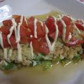 あいーぷ's cooksnap of when they made ◆ふっくらとんぺい焼き～トマトのせ◆.