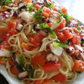 エルズママ's cooksnap of when they made 居酒屋さんで食べたトマトのパスタ.