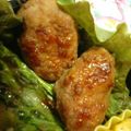 monchanママ's cooksnap of when they made 簡単♪豚つくね～照り焼き風～.