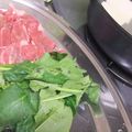 shouko's cooksnap of when they made ❀ほうれん草しゃぶしゃぶ❀.