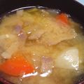 にゅんこまま's cooksnap of when they made 冬野菜でほっこり☆里芋と白菜の味噌汁.