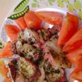 さとよこ's cooksnap of when they made **タコ★大葉海苔チーズソース和え**.