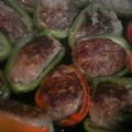 ange216's cooksnap of when they made 味噌味でご飯が進む☆ピーマンの肉詰め.